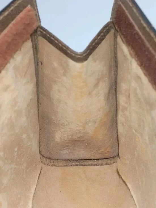 GUCCI GG Supreme Web Sherry Line Clutch Bag PVC Beige 001 014 2125 Auth bs20684 - Picture 9 of 16